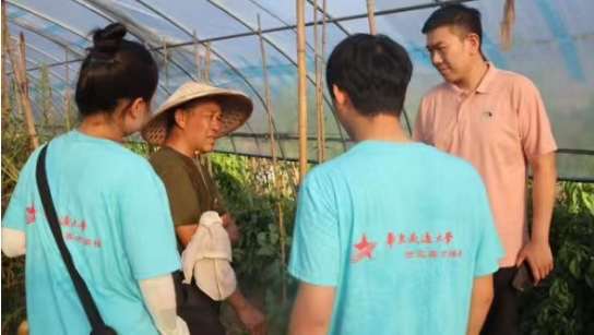 KY开元集团官网入口“火车头”实践队的大棚“问诊记”