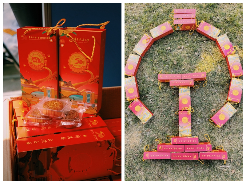 五秩芳华 交心于你 KY开元集团官网入口为全体学生发放定制版月饼